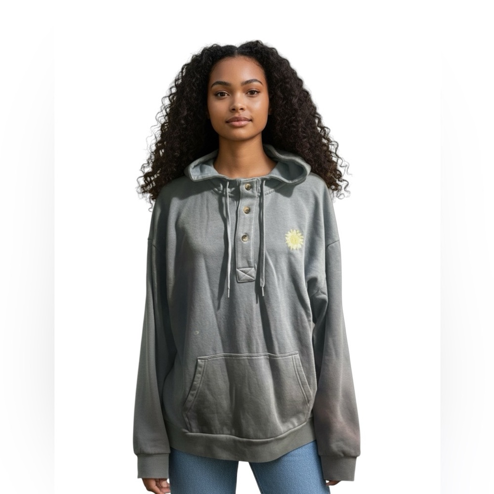 NWT’s Vans Sashing Henley hoody sweatshirt